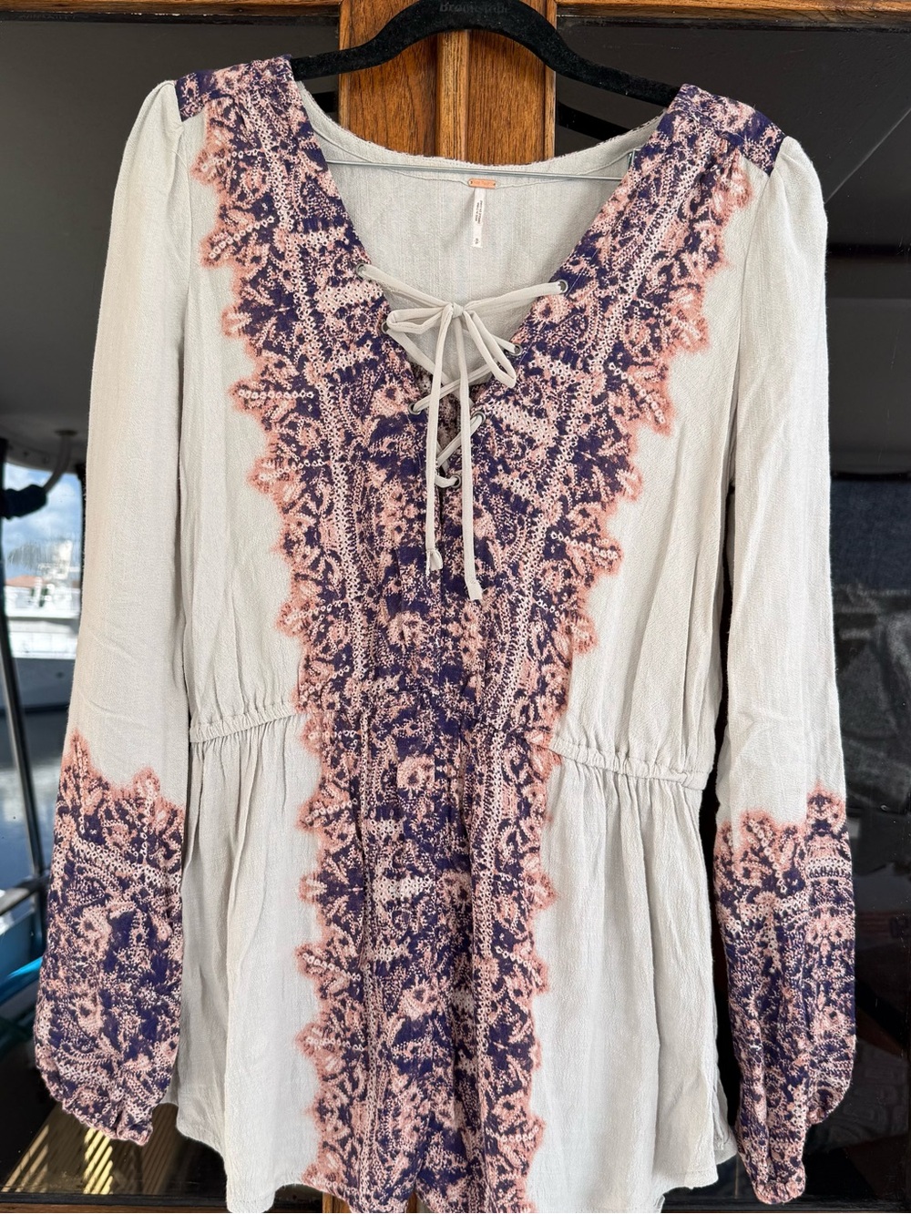 Free People “Wildest Moments” Tunic Top Size Small